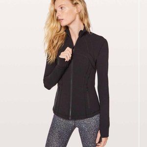 Lululemon Black Luon Brushed Define Jacket Size 10